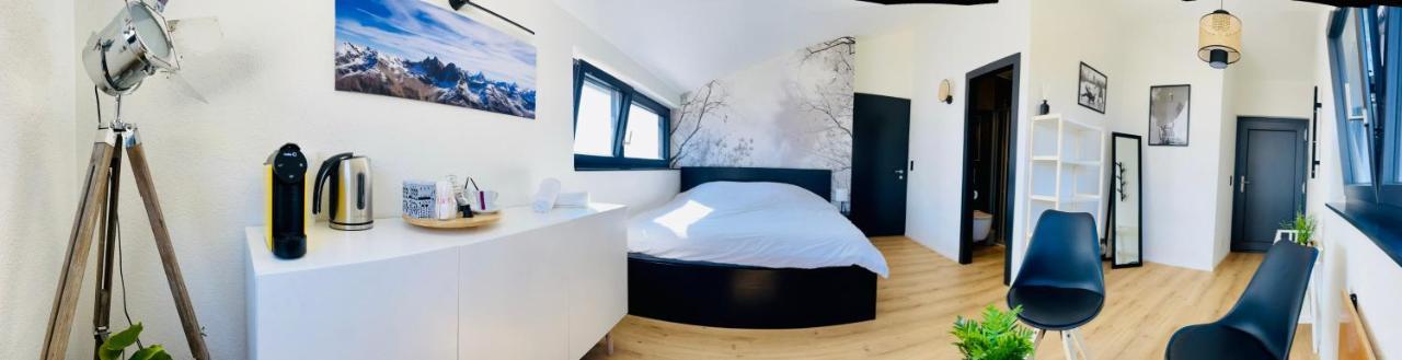 Chambre Double Privative Et Independante Lens Luaran gambar