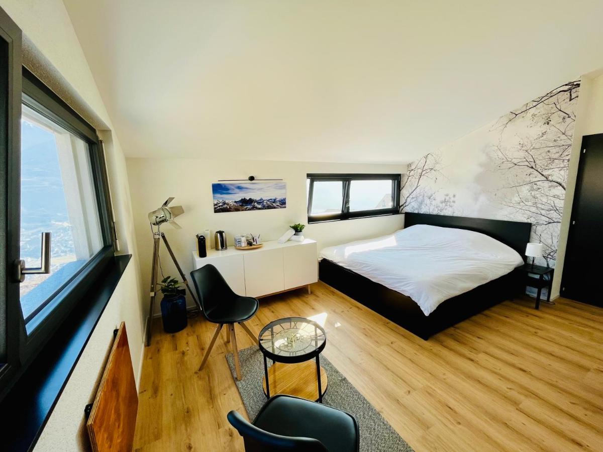 Chambre Double Privative Et Independante Lens Luaran gambar